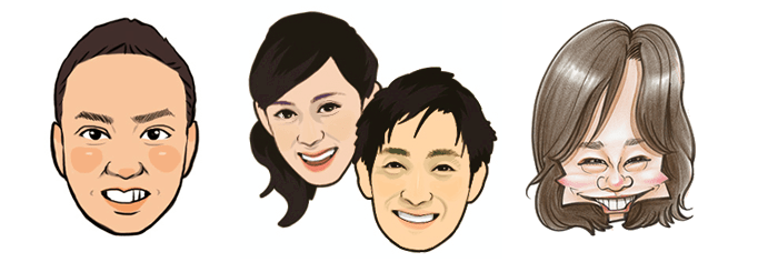 似顔絵サンプル