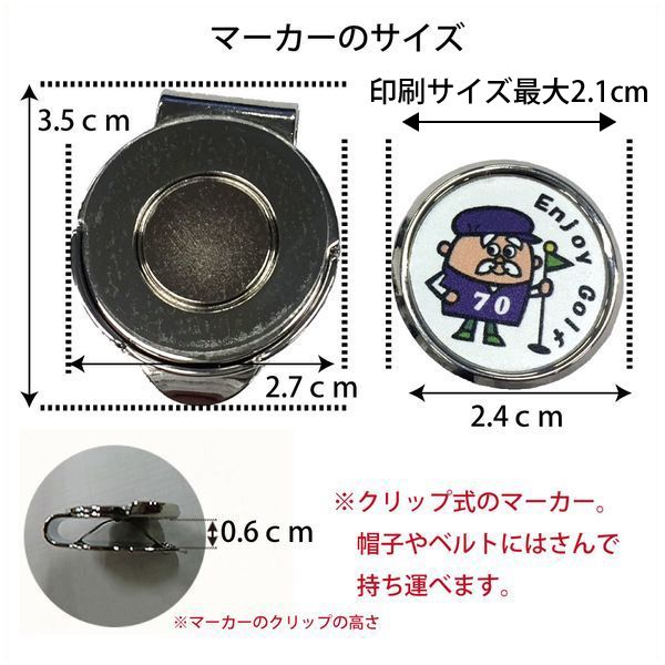 マーカーのサイズ